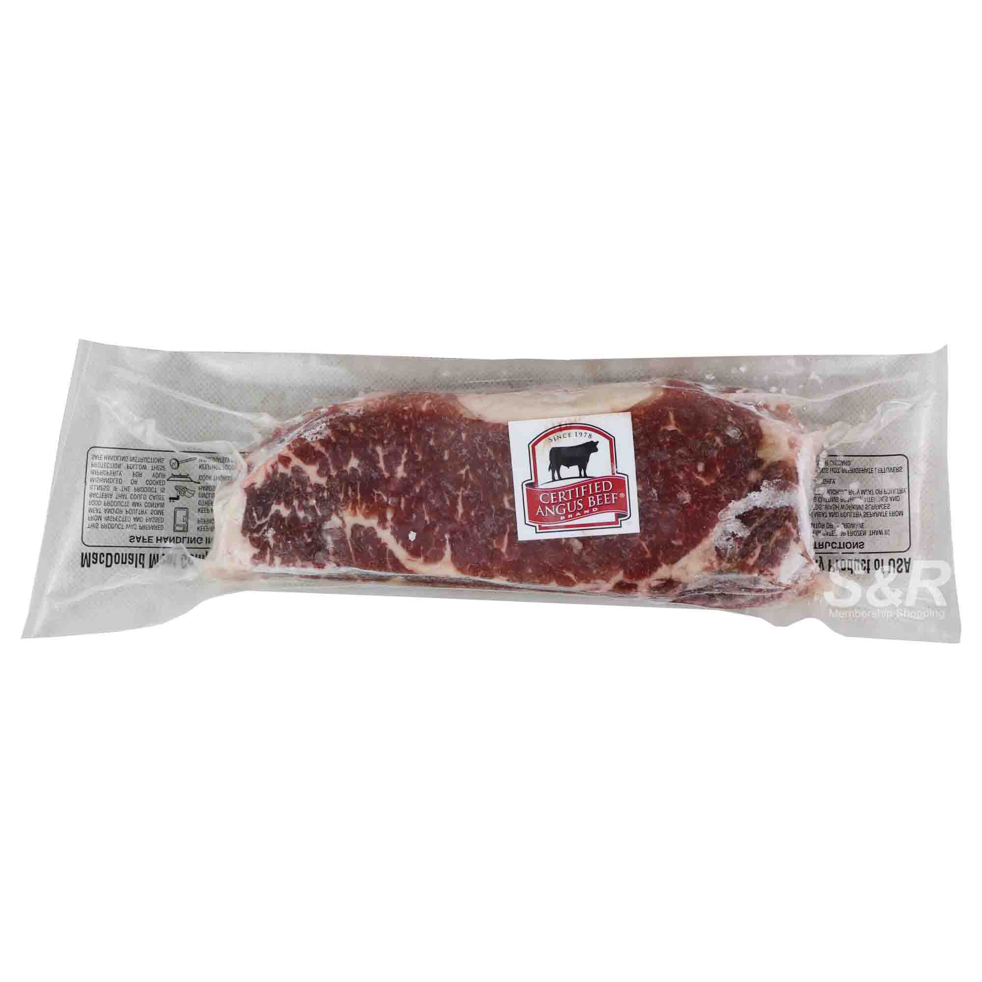 Certified Angus Beef Pre-Portioned Striploin Steak 340g Certified Angus Beef Pre-Portioned Striploin Steak 340g